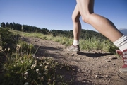 running on trail